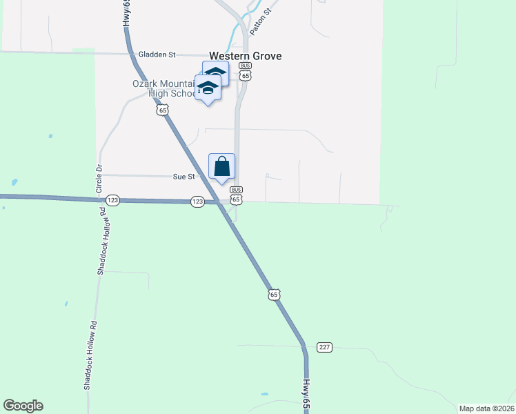 map of restaurants, bars, coffee shops, grocery stores, and more near Nichols Dr in Everton