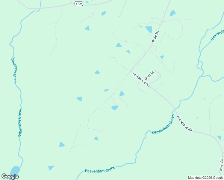 map of restaurants, bars, coffee shops, grocery stores, and more near 1563 Pope Road in Creedmoor