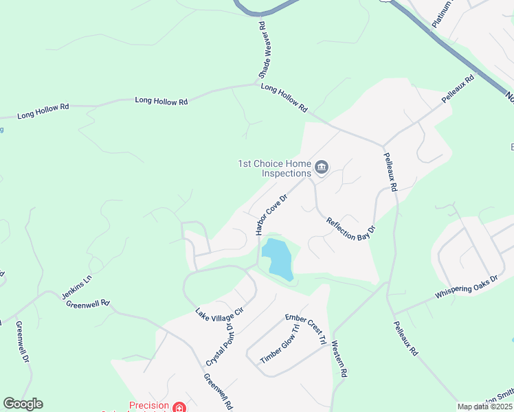 map of restaurants, bars, coffee shops, grocery stores, and more near 2818 Cypress Point in Knoxville