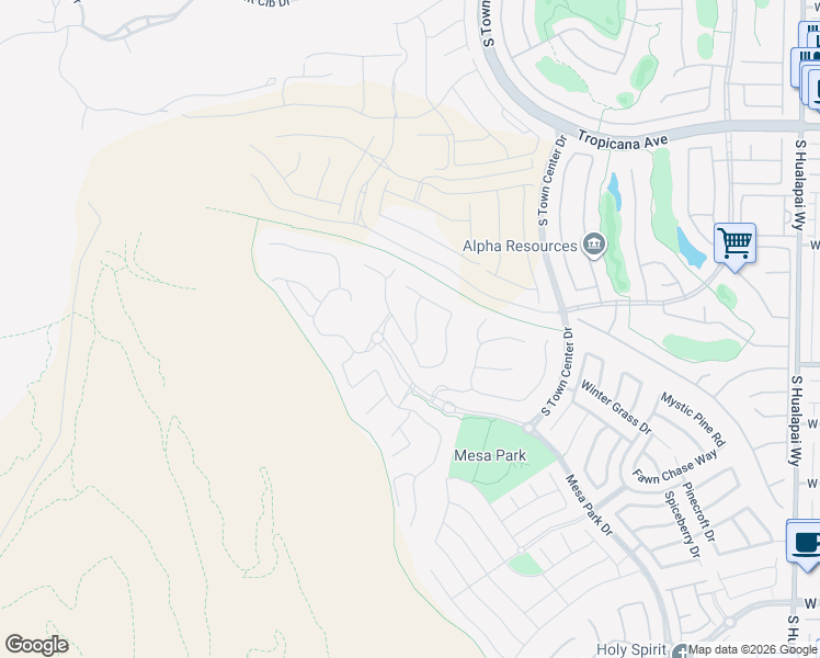 map of restaurants, bars, coffee shops, grocery stores, and more near 5185 Rock Daisy Drive in Las Vegas