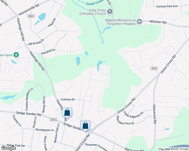 map of restaurants, bars, coffee shops, grocery stores, and more near North Carolina 66 in Kernersville