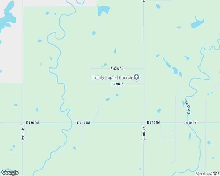 map of restaurants, bars, coffee shops, grocery stores, and more near 16714 East 638 Road in Inola