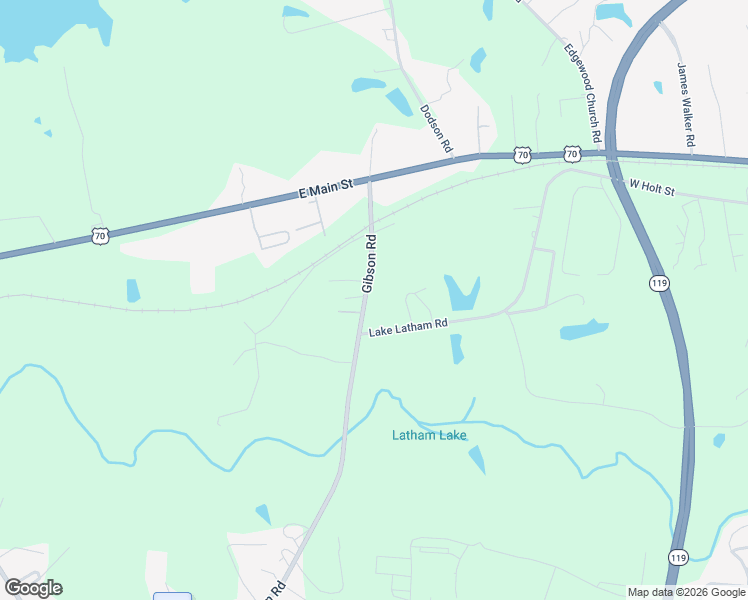 map of restaurants, bars, coffee shops, grocery stores, and more near 270-282 Gibson Rd in Mebane