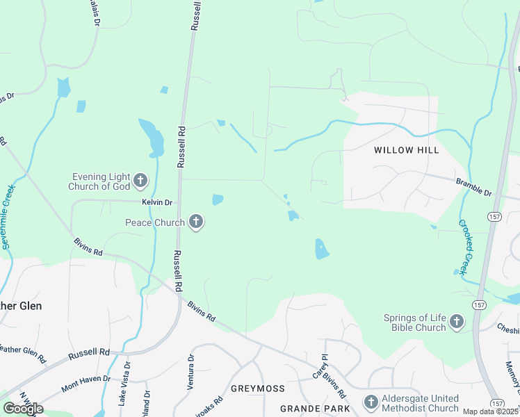 map of restaurants, bars, coffee shops, grocery stores, and more near 2111 Winkler Road in Durham