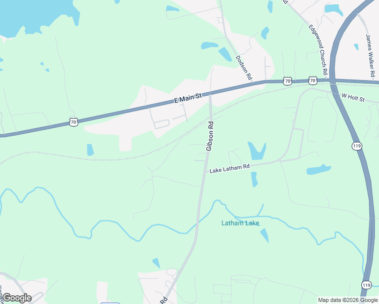 map of restaurants, bars, coffee shops, grocery stores, and more near 215C Gibson Road in Mebane