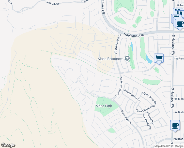 map of restaurants, bars, coffee shops, grocery stores, and more near 5167 Stone View Drive in Las Vegas