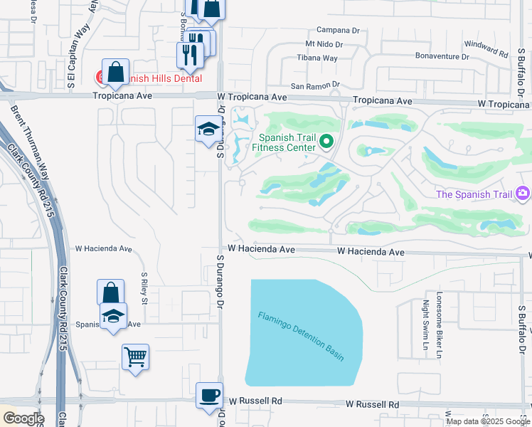 map of restaurants, bars, coffee shops, grocery stores, and more near 8479 Turtle Creek Circle in Las Vegas