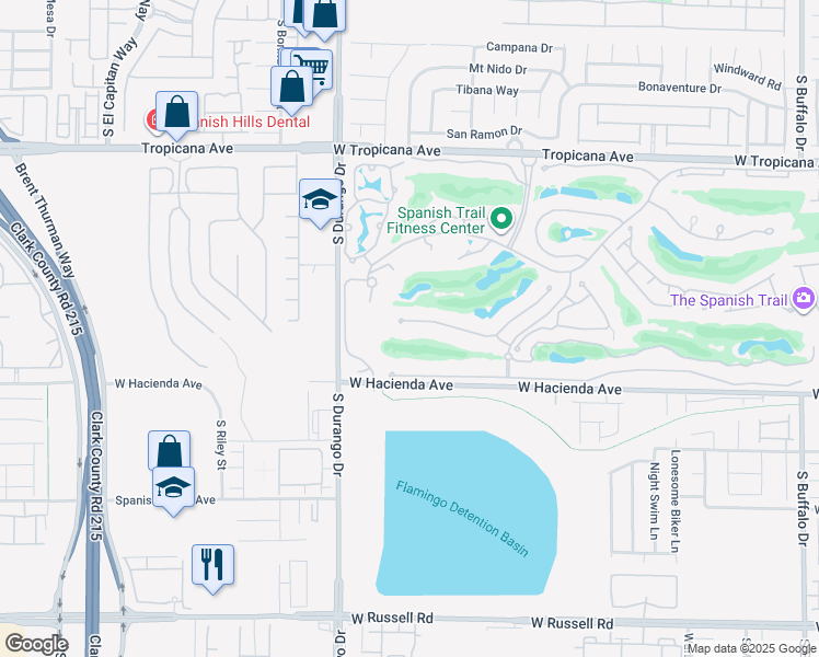 map of restaurants, bars, coffee shops, grocery stores, and more near 8479 Turtle Creek Cir in Las Vegas