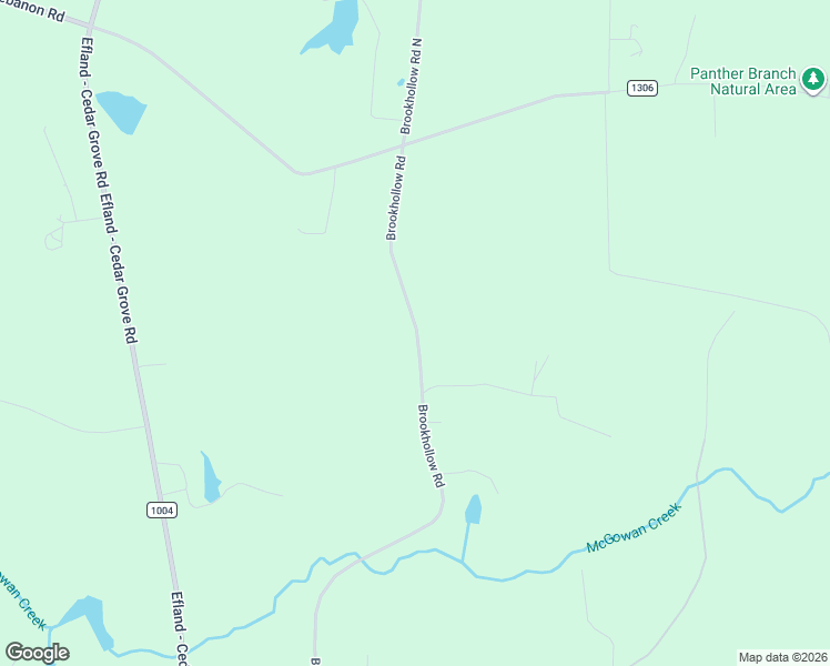 map of restaurants, bars, coffee shops, grocery stores, and more near 1101 Brookhollow Road in Efland