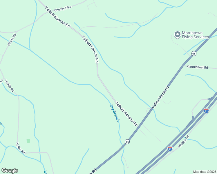 map of restaurants, bars, coffee shops, grocery stores, and more near 1662 Talbott-Kansas Road in Talbott