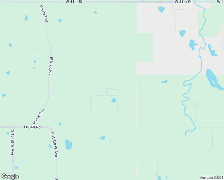 map of restaurants, bars, coffee shops, grocery stores, and more near 4783 South 149th West Avenue in Sand Springs