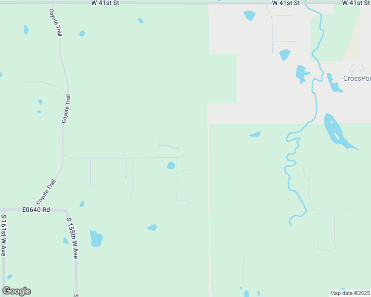 map of restaurants, bars, coffee shops, grocery stores, and more near 4783 South 149th West Avenue in Sand Springs