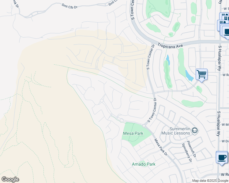 map of restaurants, bars, coffee shops, grocery stores, and more near 5162 Rock Daisy Drive in Las Vegas