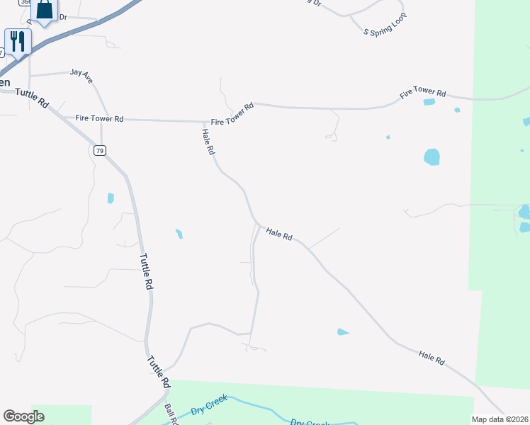 map of restaurants, bars, coffee shops, grocery stores, and more near 550 Hale Road in Elkins