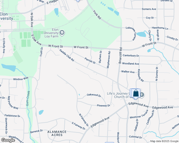 map of restaurants, bars, coffee shops, grocery stores, and more near 2422 Saddle Club Road in Burlington