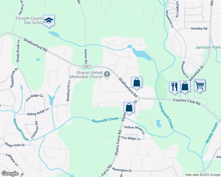 map of restaurants, bars, coffee shops, grocery stores, and more near 6041 Jeannine Drive in Lewisville