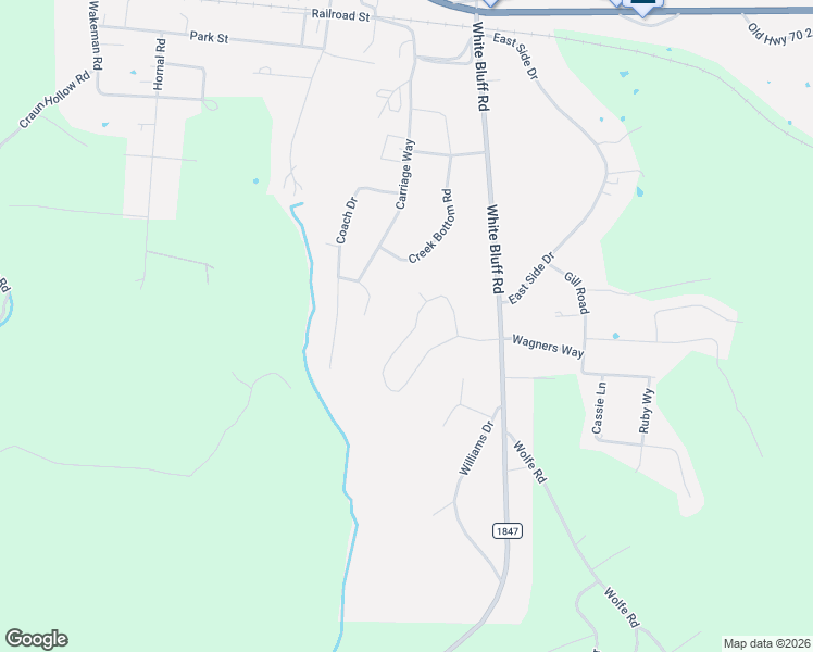 map of restaurants, bars, coffee shops, grocery stores, and more near 958 Jordan Circle in White Bluff