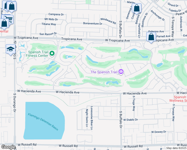 map of restaurants, bars, coffee shops, grocery stores, and more near 7999 Pinnacle Peak Avenue in Las Vegas