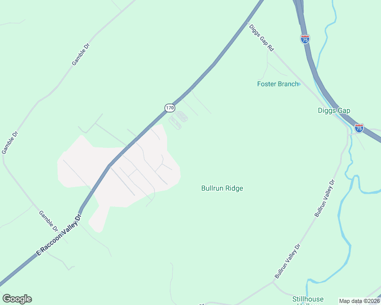 map of restaurants, bars, coffee shops, grocery stores, and more near 842 East Raccoon Valley Drive in Heiskell