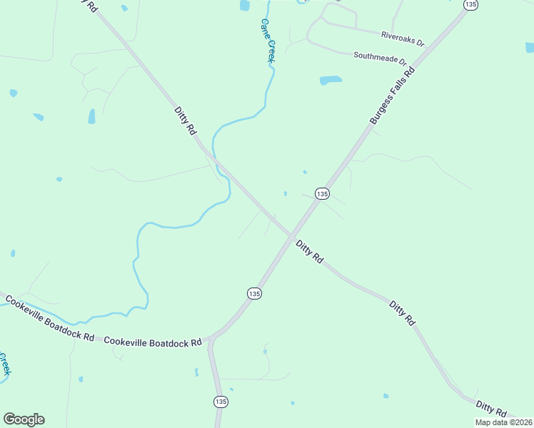 map of restaurants, bars, coffee shops, grocery stores, and more near 4514 Ditty Road in Cookeville