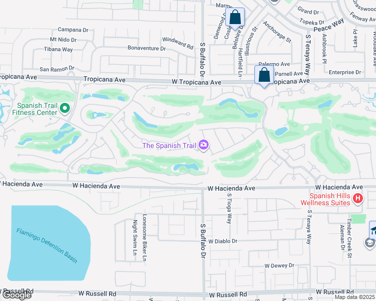 map of restaurants, bars, coffee shops, grocery stores, and more near 7869 Bermuda Dunes Avenue in Las Vegas