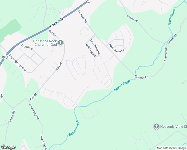map of restaurants, bars, coffee shops, grocery stores, and more near 5809 Whisper Wood Road in Knoxville