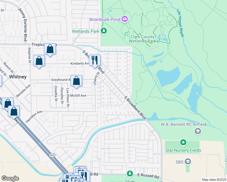 map of restaurants, bars, coffee shops, grocery stores, and more near 5190 Jewel Canyon Drive in Las Vegas