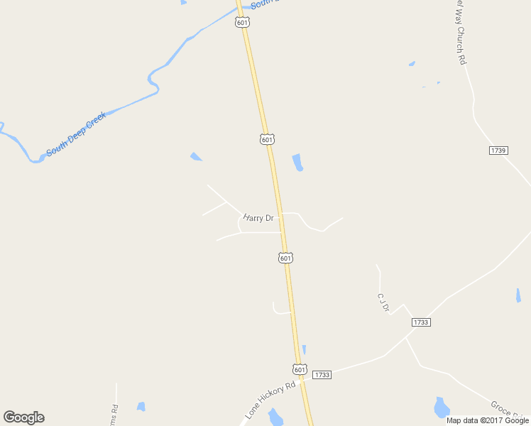 map of restaurants, bars, coffee shops, grocery stores, and more near 1012 Harry Drive in Yadkinville