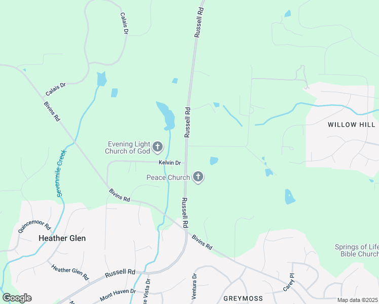 map of restaurants, bars, coffee shops, grocery stores, and more near 2153 Winkler Road in Durham