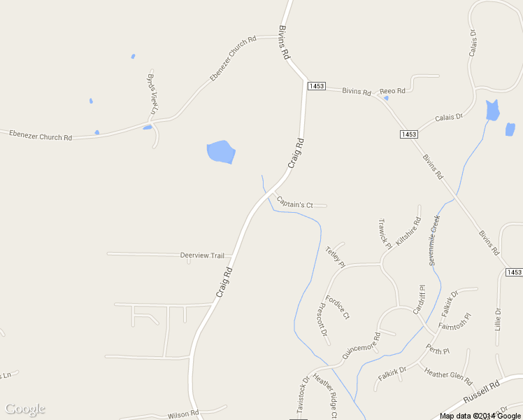 map of restaurants, bars, coffee shops, grocery stores, and more near 6408 Craig Road in Durham