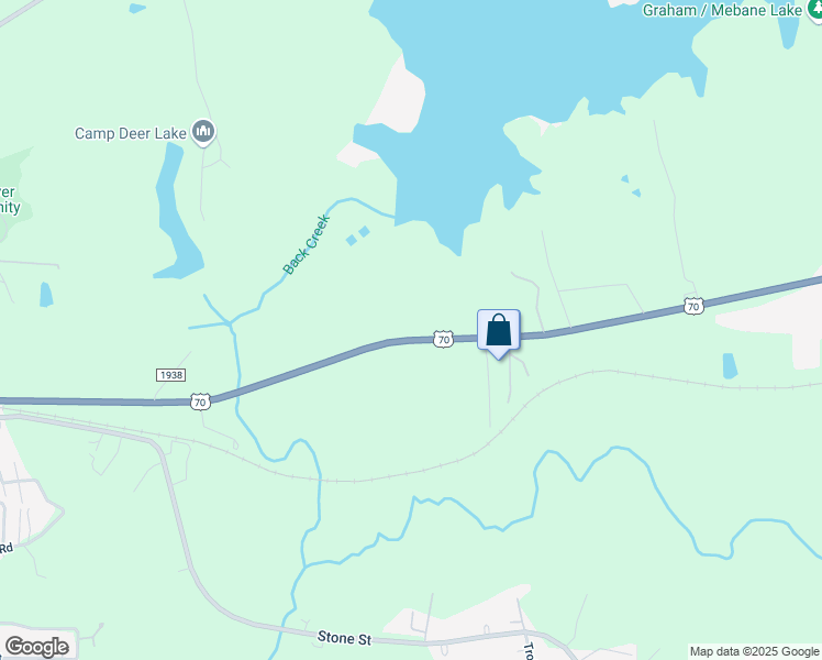 map of restaurants, bars, coffee shops, grocery stores, and more near 1802 U.S. 70 in Mebane