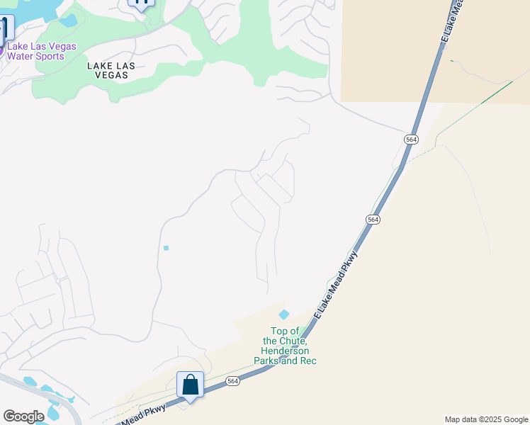 map of restaurants, bars, coffee shops, grocery stores, and more near River Mountains Loop Trail in Henderson
