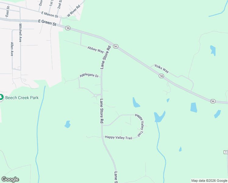 map of restaurants, bars, coffee shops, grocery stores, and more near 169 Lane Store Road in Franklinton