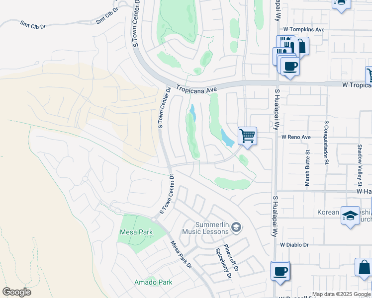 map of restaurants, bars, coffee shops, grocery stores, and more near 5148 Alfingo Street in Las Vegas