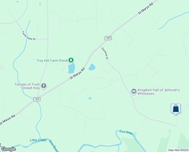 map of restaurants, bars, coffee shops, grocery stores, and more near 3012 Prophet Drive in Hillsborough