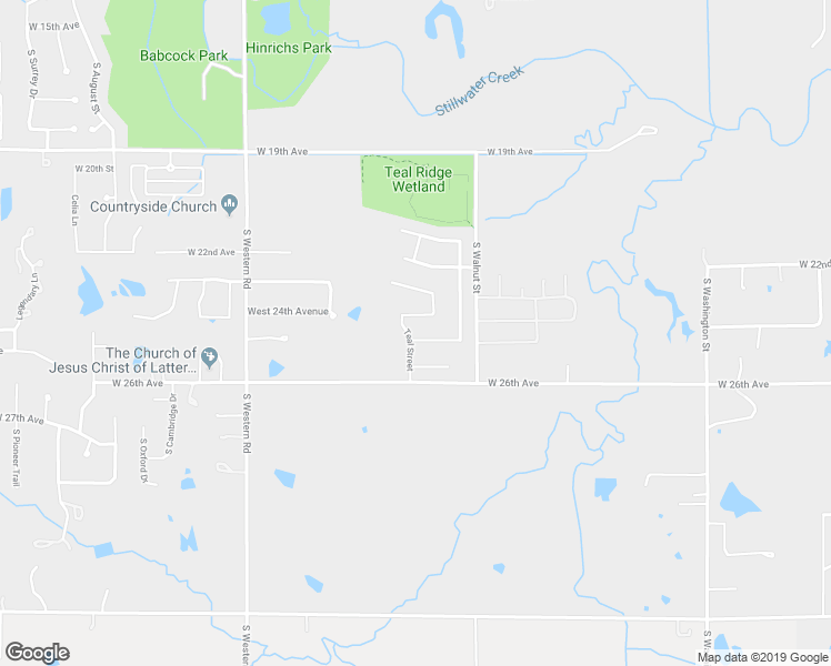 map of restaurants, bars, coffee shops, grocery stores, and more near 1706 West 25th Avenue in Stillwater