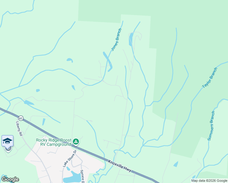 map of restaurants, bars, coffee shops, grocery stores, and more near 105 Carl Terry Road in Wartburg