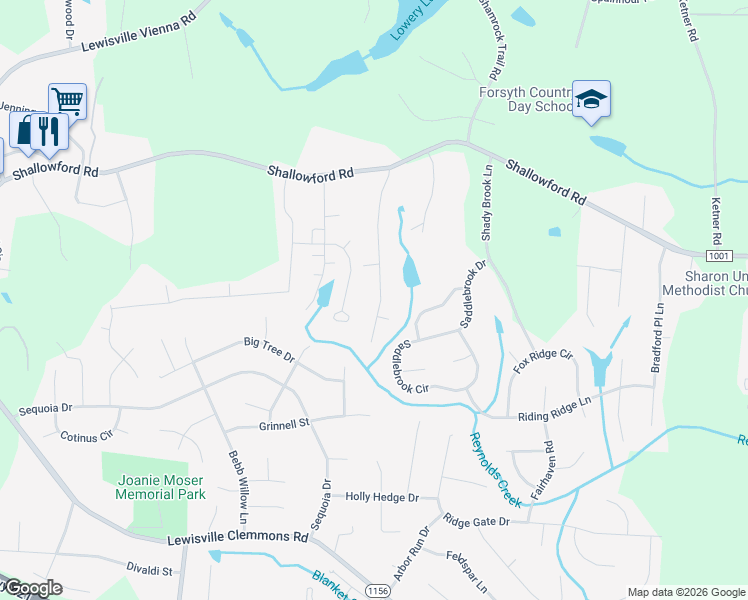 map of restaurants, bars, coffee shops, grocery stores, and more near 240 Summerglen Drive in Lewisville