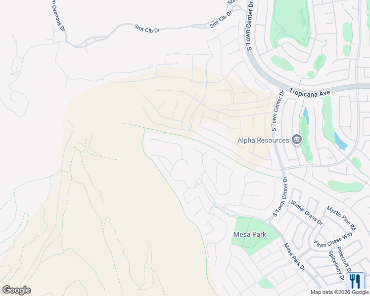 map of restaurants, bars, coffee shops, grocery stores, and more near 10974 Sanctuary Cove Court in Las Vegas