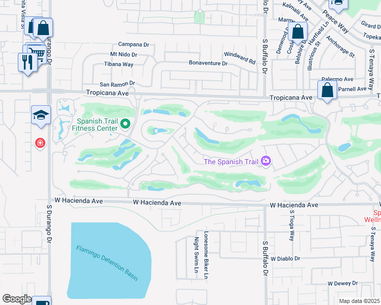 map of restaurants, bars, coffee shops, grocery stores, and more near 8051 Castle Pines Avenue in Las Vegas
