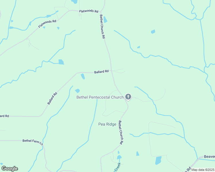 map of restaurants, bars, coffee shops, grocery stores, and more near 3513 Bethel Church Rd in Camden