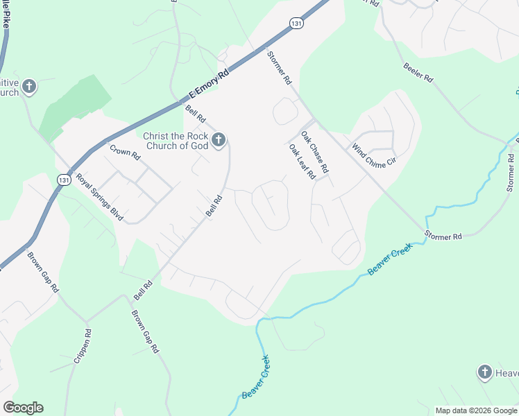 map of restaurants, bars, coffee shops, grocery stores, and more near 5536 Malachi Circle in Knoxville