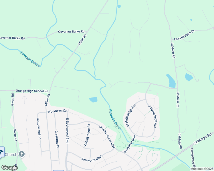 map of restaurants, bars, coffee shops, grocery stores, and more near 1612 Friendship Lane in Hillsborough