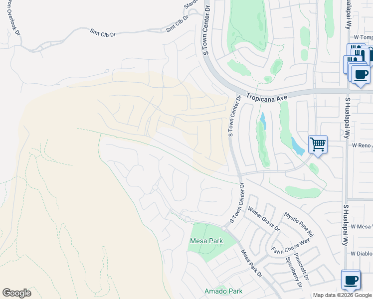 map of restaurants, bars, coffee shops, grocery stores, and more near 10781 Agate Cliffs Avenue in Las Vegas