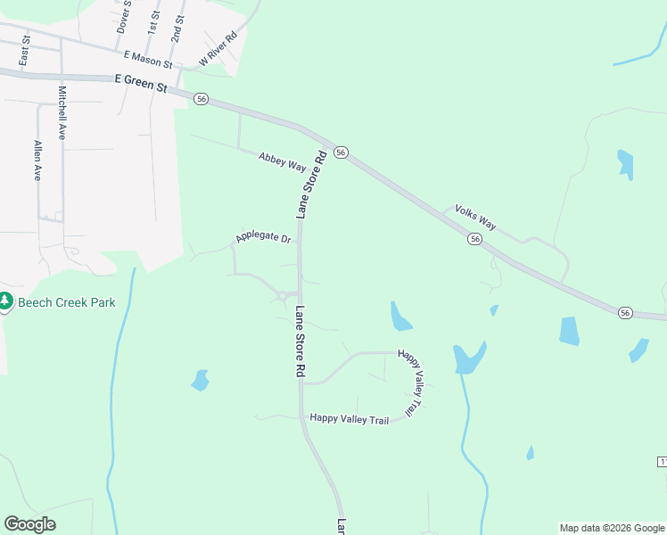 map of restaurants, bars, coffee shops, grocery stores, and more near 169 Lane Store Road in Franklinton