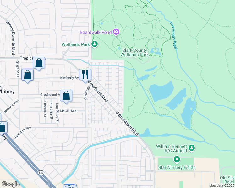 map of restaurants, bars, coffee shops, grocery stores, and more near 5123 Mascaro Drive in Las Vegas