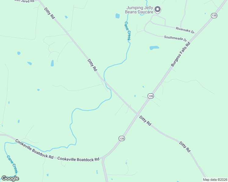 map of restaurants, bars, coffee shops, grocery stores, and more near 4778 Ditty Road in Cookeville