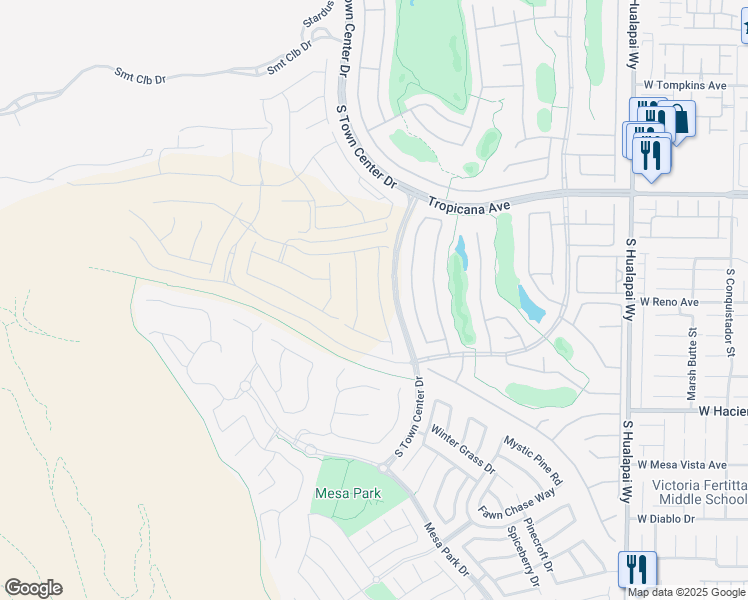 map of restaurants, bars, coffee shops, grocery stores, and more near 5103 Slatestone Street in Summerlin South