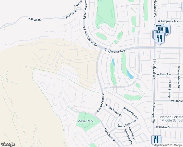 map of restaurants, bars, coffee shops, grocery stores, and more near 5103 Slatestone Street in Summerlin South