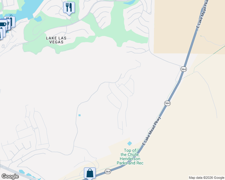map of restaurants, bars, coffee shops, grocery stores, and more near Strada Cassano in Henderson
